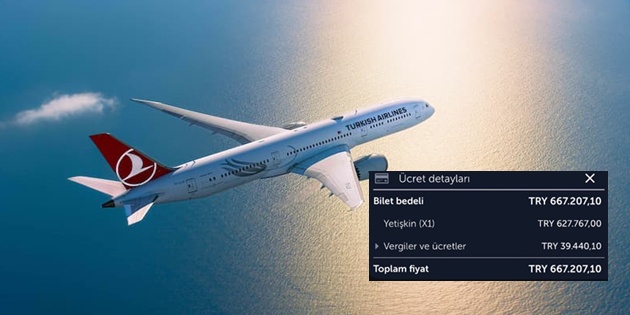 THY’nin Aktarmasız En Pahalı Gidiş-Dönüş Bileti